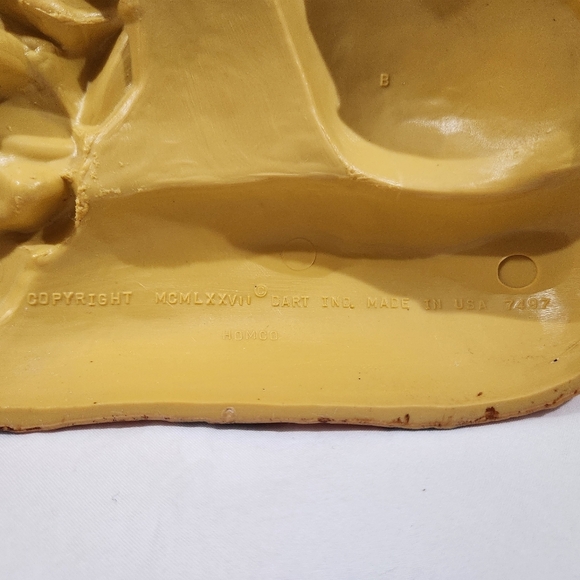 Vintage Homco Woodland Wall Plaques Decor 70s Cottagecore Raccoon & Chipmunks - Picture 6 of 16